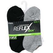 Wholesale - 6pk MEN WHT/BLK/GRY CUSHIONED LOW CUT SOCKS SIZE 10-13 C/P 36, UPC: 194587535526